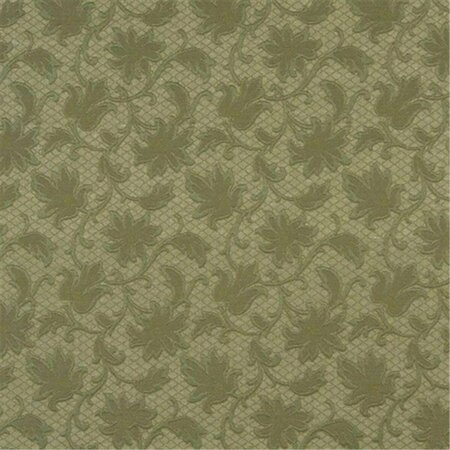 FINE-LINE 54 in. Wide Green, Floral Jacquard Woven Upholstery Grade Fabric FI2949397